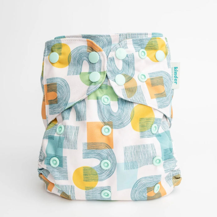 Kinder Pocket Cloth Diaper With Bamboo Insert (7-60lbs)