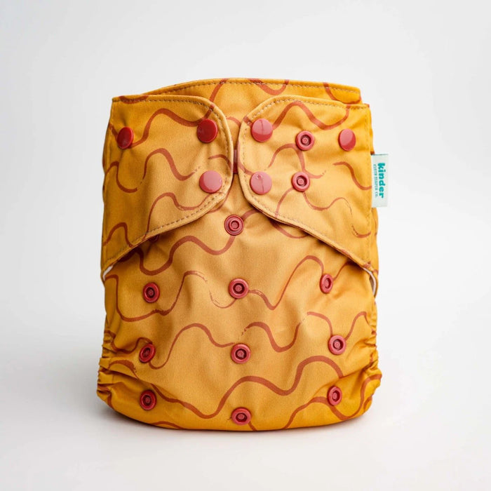 Kinder Pocket Cloth Diaper With Bamboo Insert (7-60lbs)