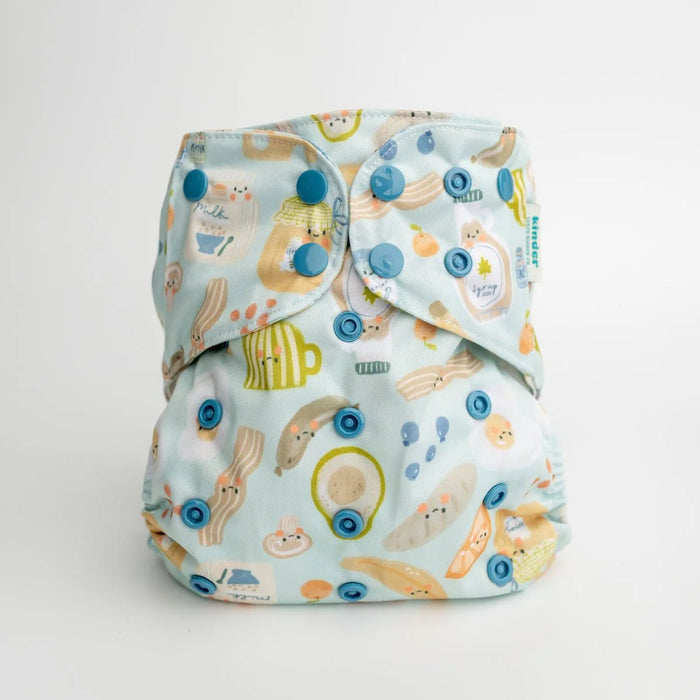 Kinder Pocket Cloth Diaper With Bamboo Insert (7-60lbs)