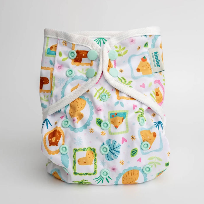 Kinder Reusable Cloth Diaper Cover (Insert Included)