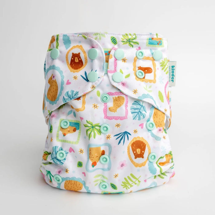 Kinder Pocket Cloth Diaper With Bamboo Insert (7-60lbs)