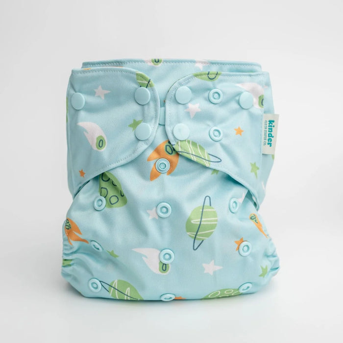 Kinder Pocket Cloth Diaper With Bamboo Insert (7-60lbs)