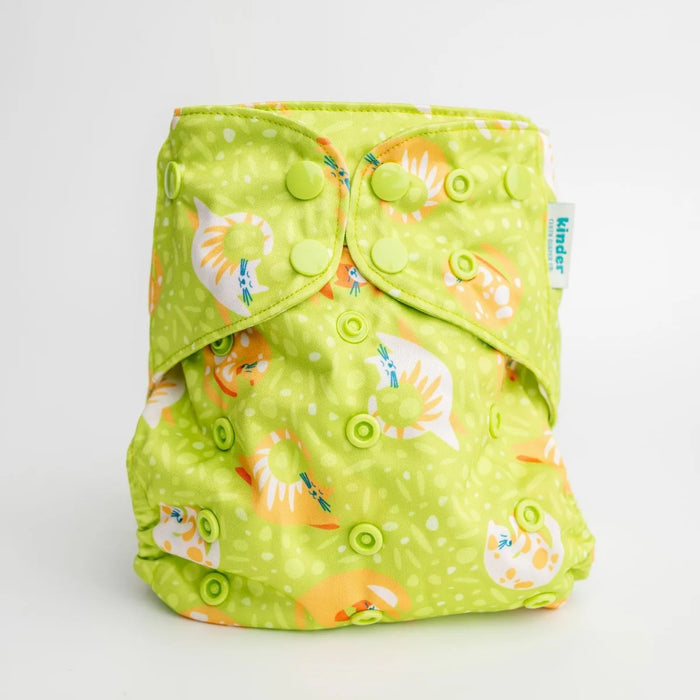 Kinder Pocket Cloth Diaper With Bamboo Insert (7-60lbs)