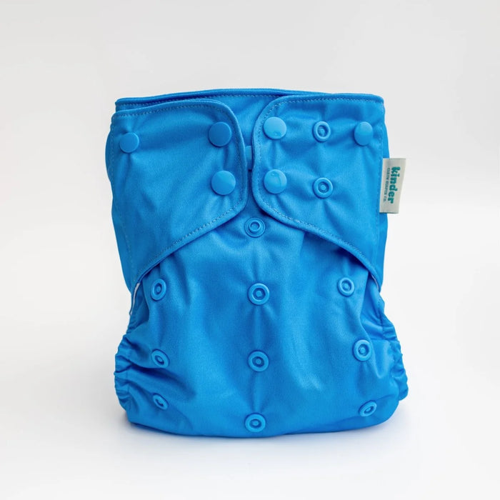 Kinder Essentials Pocket Cloth Diaper With Bamboo Insert (7-60lbs)