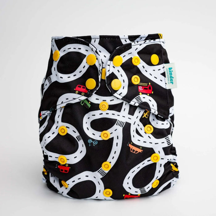 Kinder Pocket Cloth Diaper With Bamboo Insert (7-60lbs)