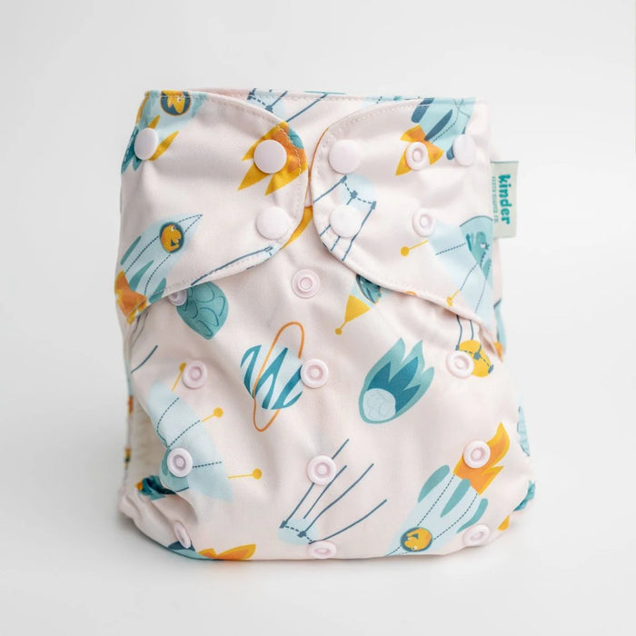 Kinder Pocket Cloth Diaper With Bamboo Insert (7-60lbs)