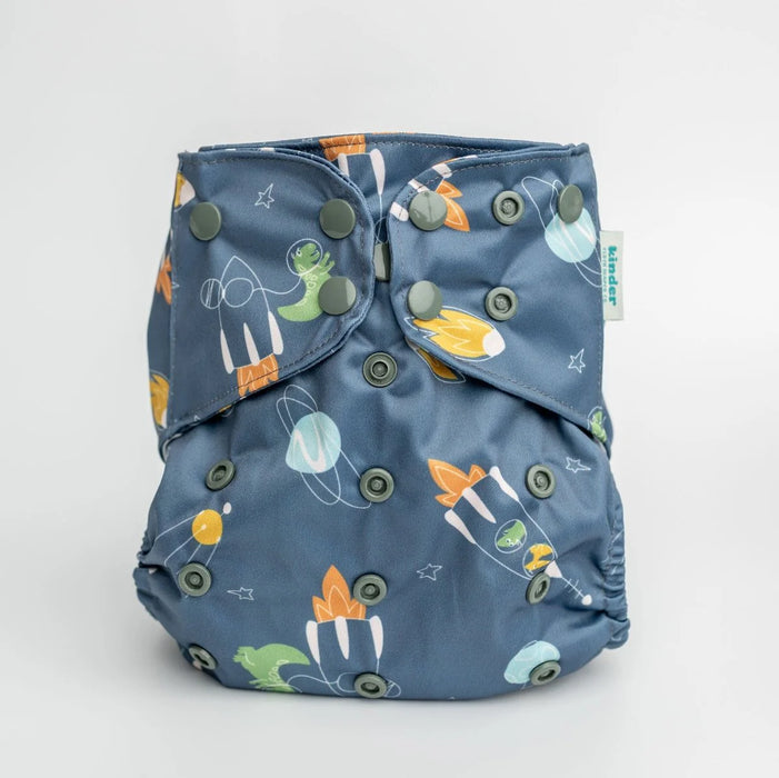 Kinder Pocket Cloth Diaper With Bamboo Insert (7-60lbs)