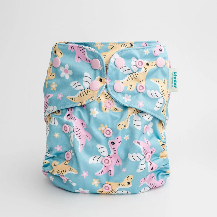 Kinder Pocket Cloth Diaper With Bamboo Insert (7-60lbs)