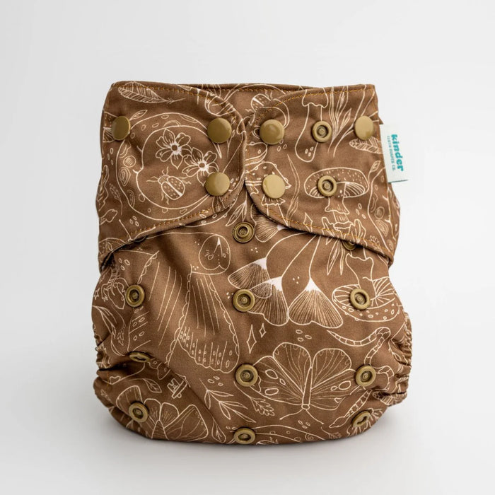 Kinder Pocket Cloth Diaper With Bamboo Insert (7-60lbs)