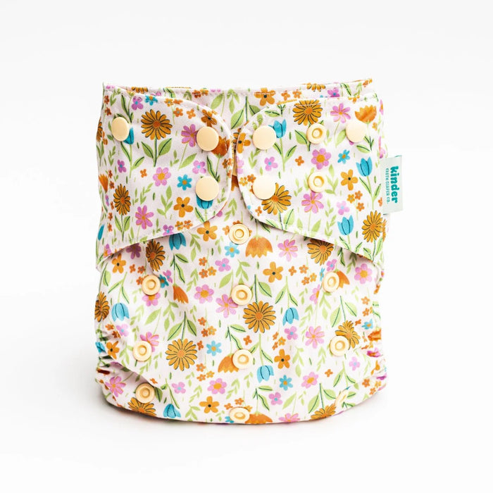 Kinder Pocket Cloth Diaper With Bamboo Insert (7-60lbs)