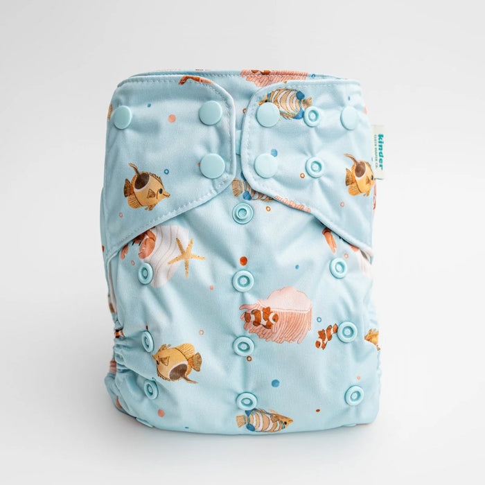 Kinder Pocket Cloth Diaper With Bamboo Insert (7-60lbs)