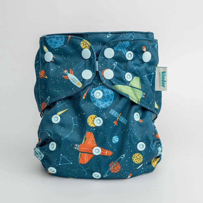 Kinder Pocket Cloth Diaper With Bamboo Insert (7-60lbs)