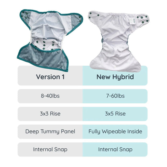 Kinder Hybrid Wipeable Diaper Cover