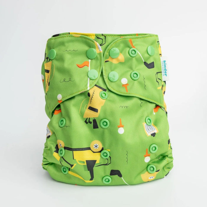 Kinder Pocket Cloth Diaper With Bamboo Insert (7-60lbs)