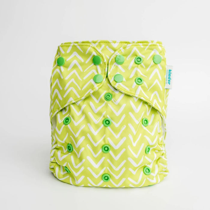Kinder Pocket Cloth Diaper With Bamboo Insert (7-60lbs)