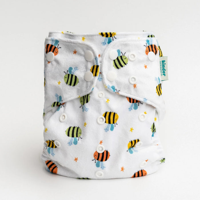 Kinder Lounger Pocket Cloth Diaper with Bamboo Insert Included