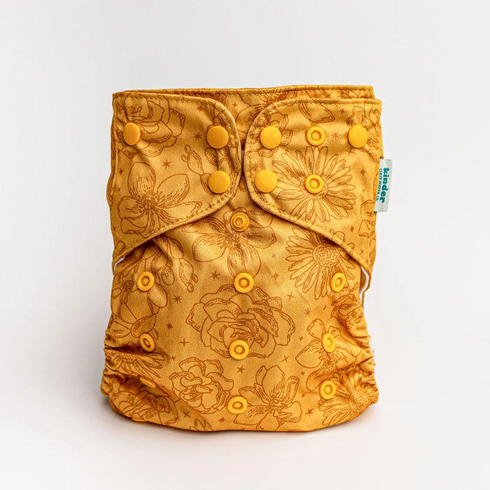 Kinder Pocket Cloth Diaper With Bamboo Insert (7-60lbs)