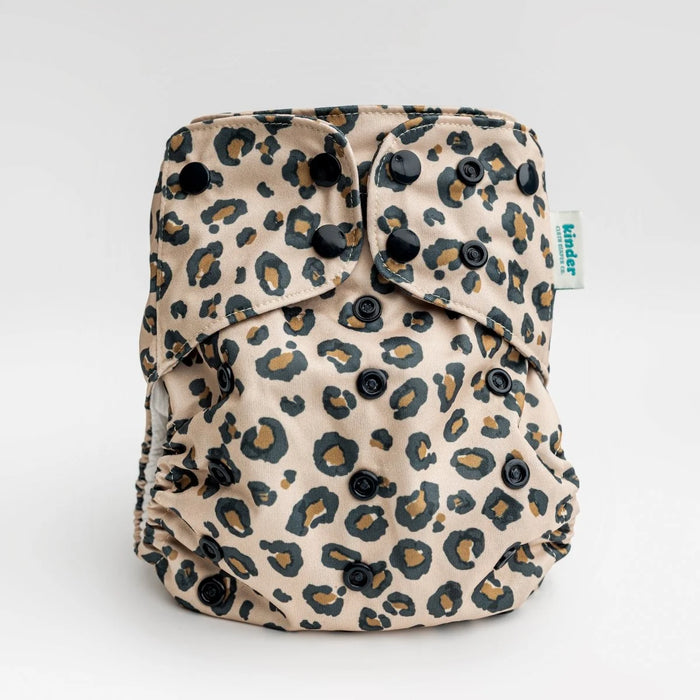 Kinder Essentials Pocket Cloth Diaper With Bamboo Insert (7-60lbs)