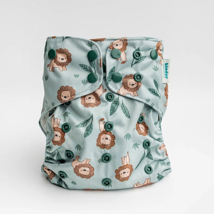 Kinder Essentials Pocket Cloth Diaper With Bamboo Insert (7-60lbs)