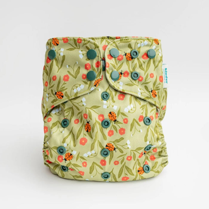 Kinder Essentials Pocket Cloth Diaper With Bamboo Insert (7-60lbs)