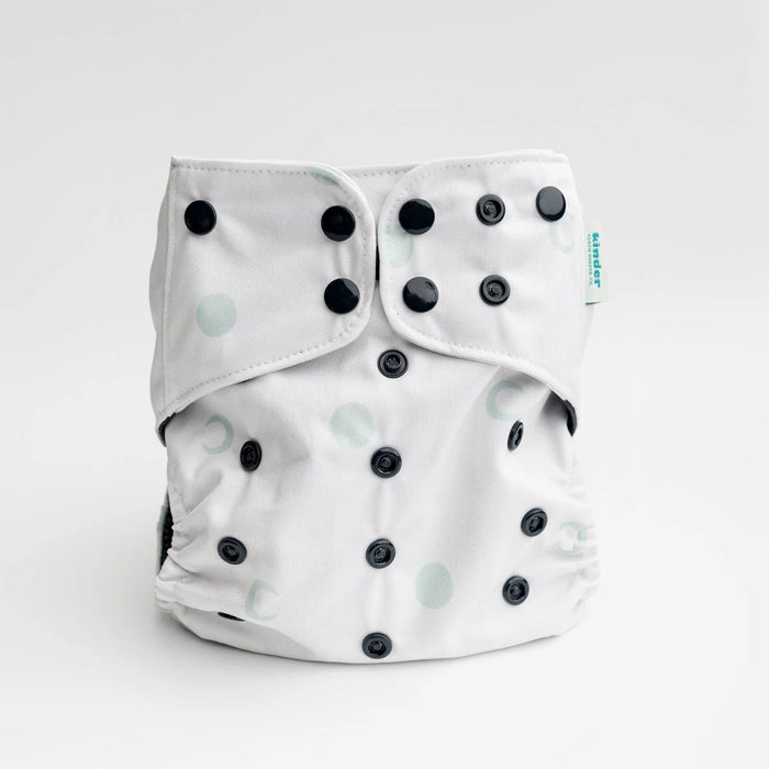 Kinder Essentials Pocket Cloth Diaper With Bamboo Insert (7-60lbs)