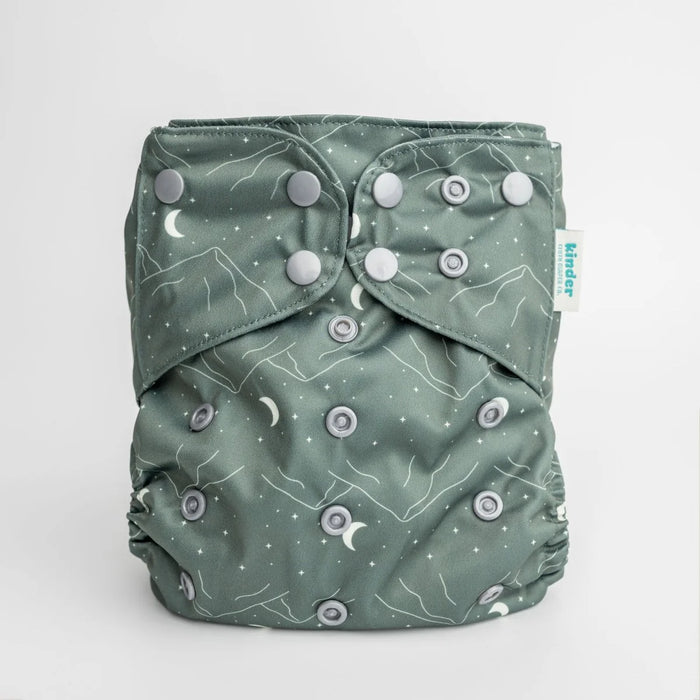 Kinder Pocket Cloth Diaper With Bamboo Insert (7-60lbs)