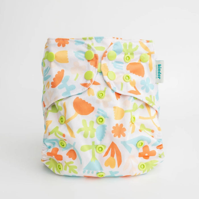 Kinder Pocket Cloth Diaper With Bamboo Insert (7-60lbs)