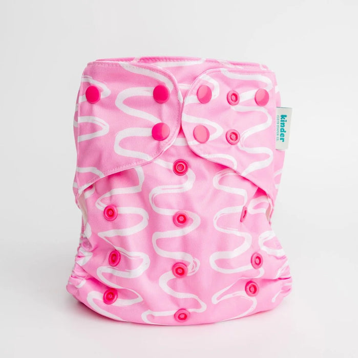 Kinder Pocket Cloth Diaper With Bamboo Insert (7-60lbs)