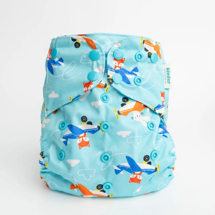 Kinder Pocket Cloth Diaper With Bamboo Insert (7-60lbs)