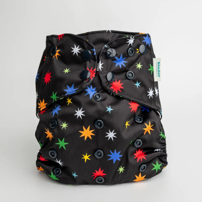 Kinder Pocket Cloth Diaper With Bamboo Insert (7-60lbs)