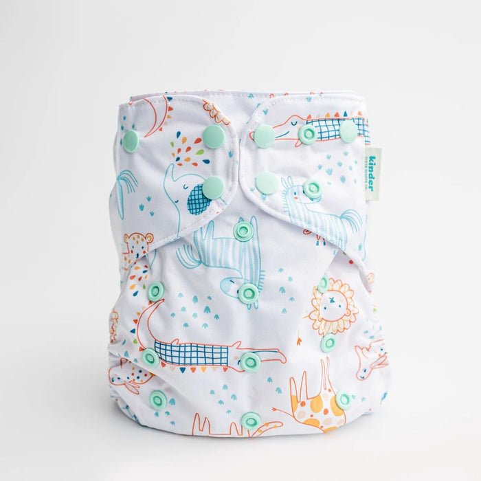 Kinder Pocket Cloth Diaper With Bamboo Insert (7-60lbs)