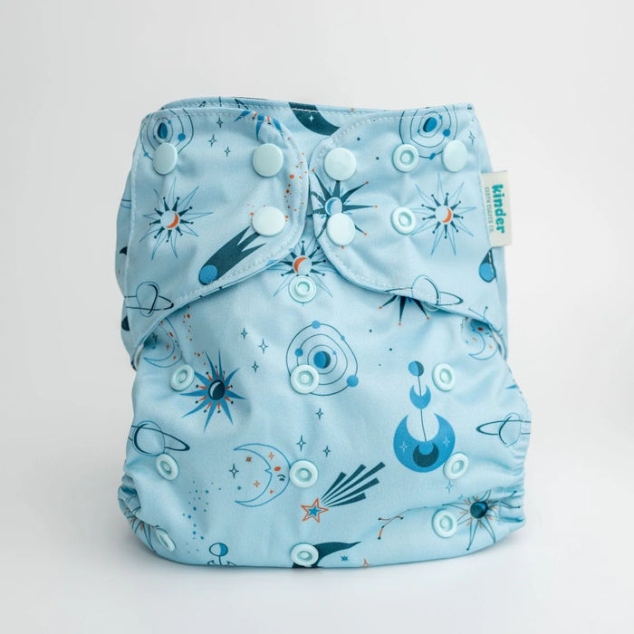 Kinder Pocket Cloth Diaper With Bamboo Insert (7-60lbs)