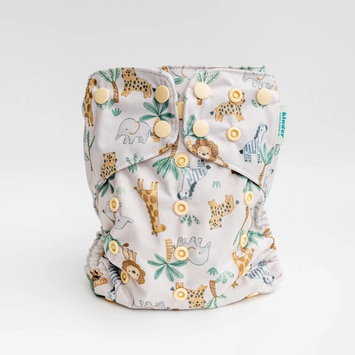Kinder Essentials Pocket Cloth Diaper With Bamboo Insert (7-60lbs)
