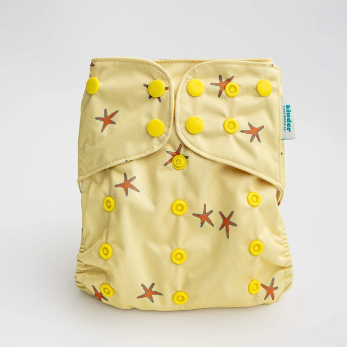 Kinder Pocket Cloth Diaper With Bamboo Insert (7-60lbs)