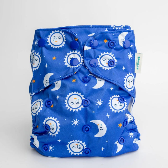 Kinder Pocket Cloth Diaper With Bamboo Insert (7-60lbs)