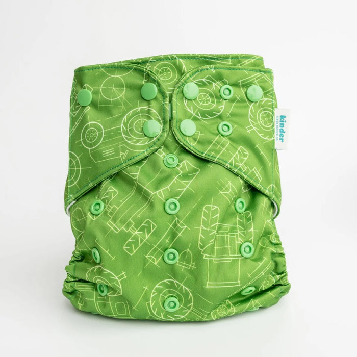 Kinder Pocket Cloth Diaper With Bamboo Insert (7-60lbs)