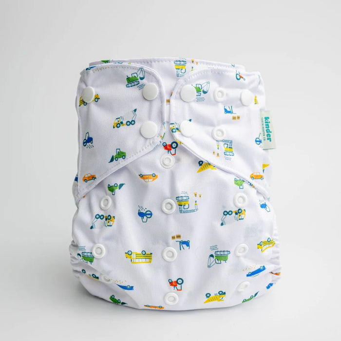 Kinder Pocket Cloth Diaper With Bamboo Insert (7-60lbs)