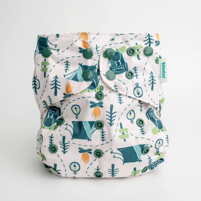 Kinder Pocket Cloth Diaper With Bamboo Insert (7-60lbs)
