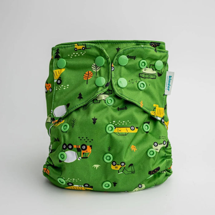 Kinder Pocket Cloth Diaper With Bamboo Insert (7-60lbs)
