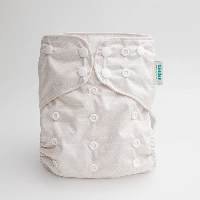 Kinder Essentials Pocket Cloth Diaper With Bamboo Insert (7-60lbs)