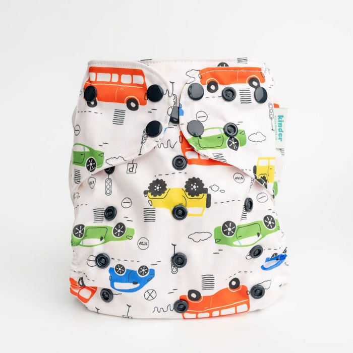 Kinder Pocket Cloth Diaper With Bamboo Insert (7-60lbs)