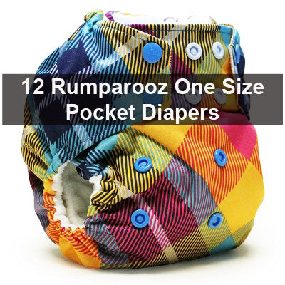Rumparooz One Size Starter Package of 12 + Free Gifts