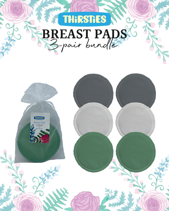 Thirsties Breast Pads (3 Pack) Organic Cotton