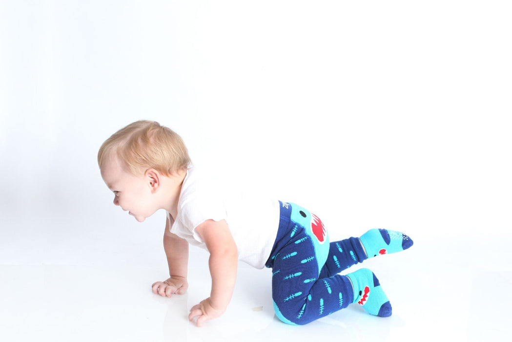 Zoocchini grip+easy™ Comfort Crawler Legging & Sock Set (6-12 Months)