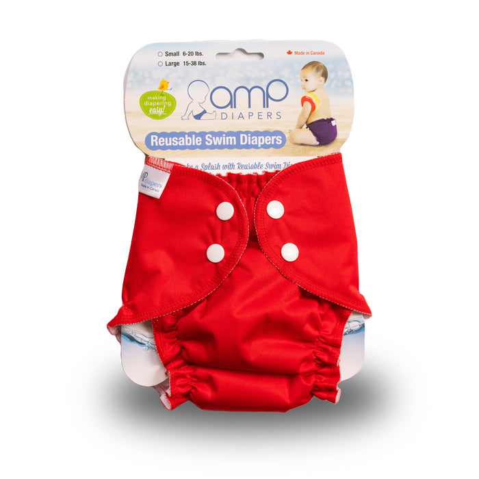 NEW* AMP Waterproof Swim Diaper - SMALL (6-20lbs) — Cloth Diaper Kids