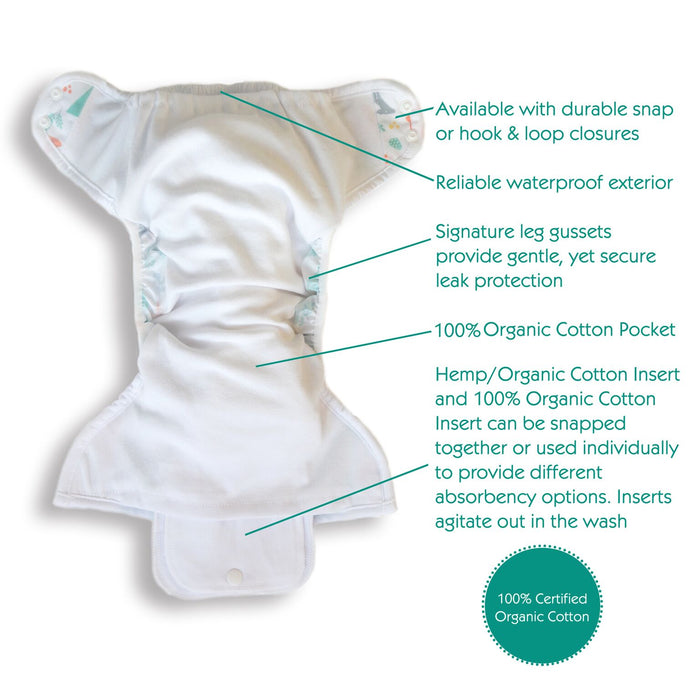 Thirsties Natural One Size Pocket Diaper, Canada — Cloth Diaper Kids