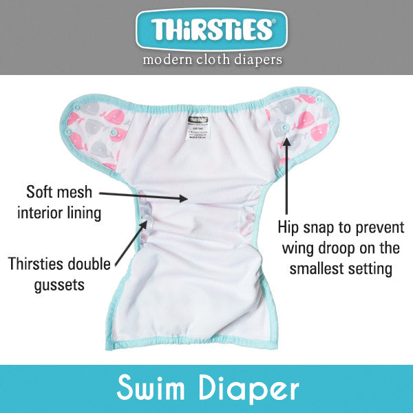 Thirsties Swim Diaper - SIZE 1 (6-18lbs)