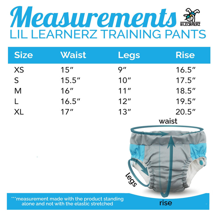 Lil Learnerz Potty Learning Pants (2-Pack) - SMALL