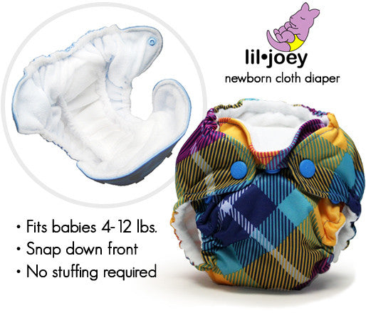 Lil Joey Newborn All In One Diaper (2-Pack)